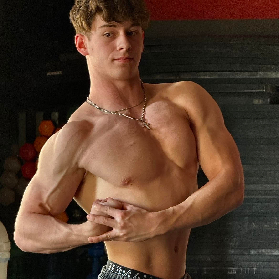 Ty Gaedtke in the gym
